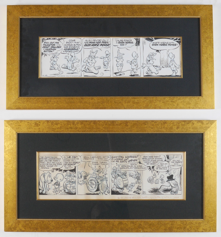 Appraisal: KELLY Walt American - original daily Pen Ink comic strips