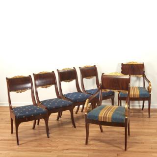 Appraisal: Assembled set Russian Neo-Classical chairs th c incl armchairs and