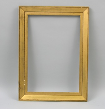 Appraisal: A Vintage Burnished Gold Picture Frame Liner A - wide