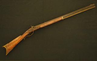 Appraisal: th c Percussion rifle A th century American Percussion rifle