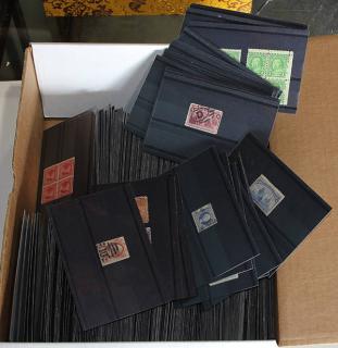 Appraisal: U S stamp accumulation on stock cards mint and used