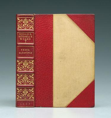 Appraisal: leather-bound books The Works of Donald G Mitchell Charles Scribners