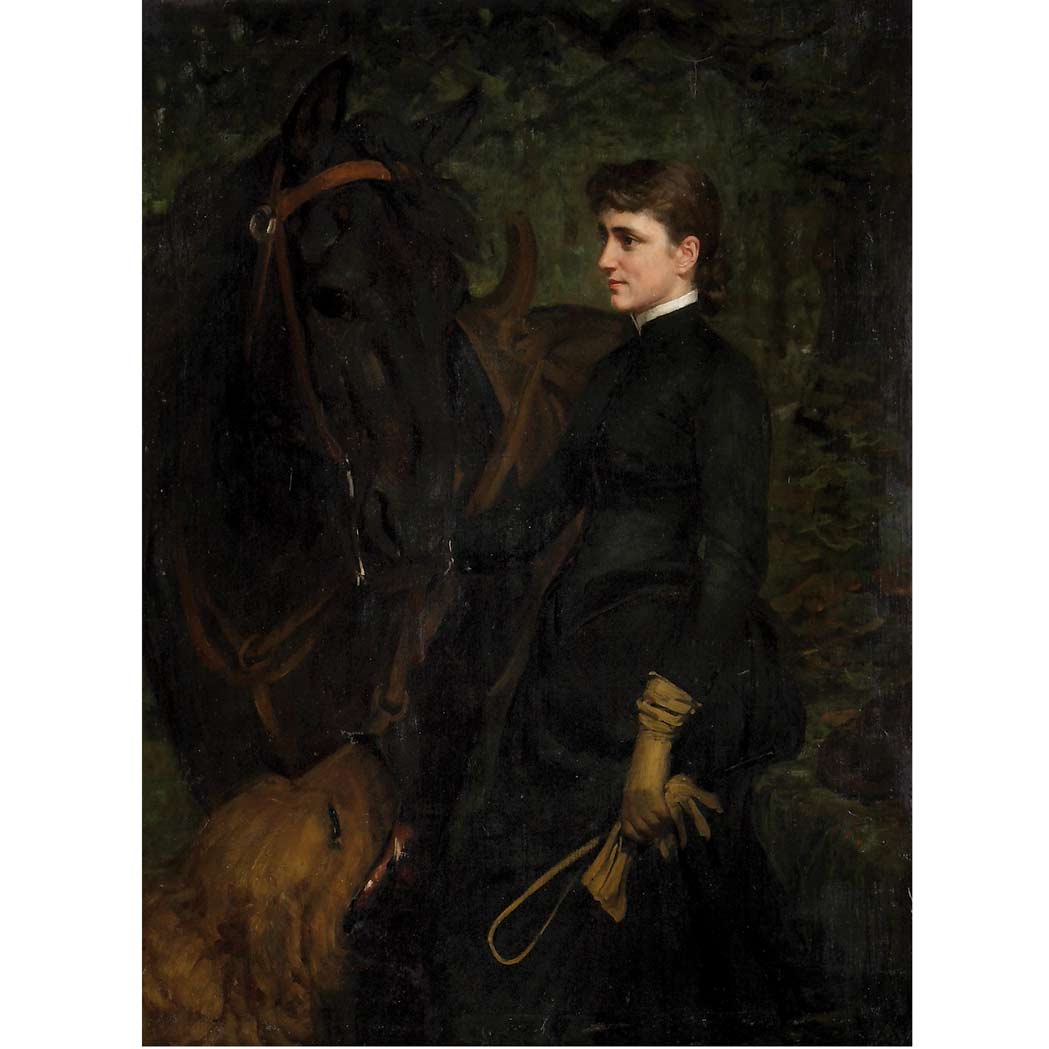 Appraisal: Charles Yardley Turner American - Equestrian Signed C Y Turner