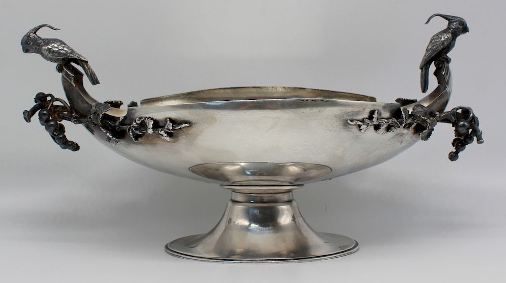 Appraisal: STERLING Gorham Sterling Pedestal Bowl Wonderful Gorham sterling ovoid form