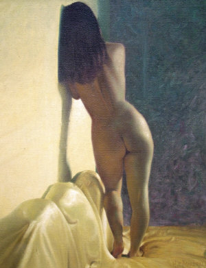 Appraisal: H E Marshall mid-late th century- Standing female nude in