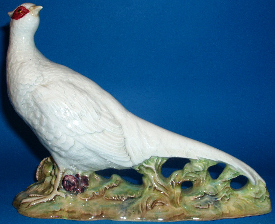 Appraisal: Rare Model Of A Pheasant in White Gloss B