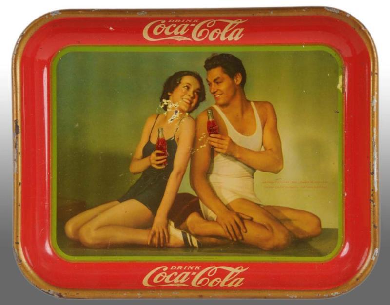 Appraisal: Coca-Cola Serving Tray Description A few rubs scratches near neck