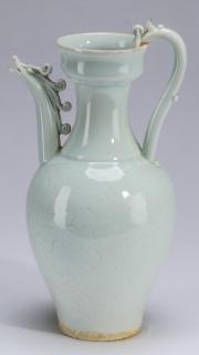 Appraisal: Chinese Song style ewer w Yingqing glaze Chinese Song style