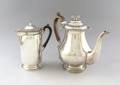 Appraisal: An early th century old Sheffield plated coffee pot baluster