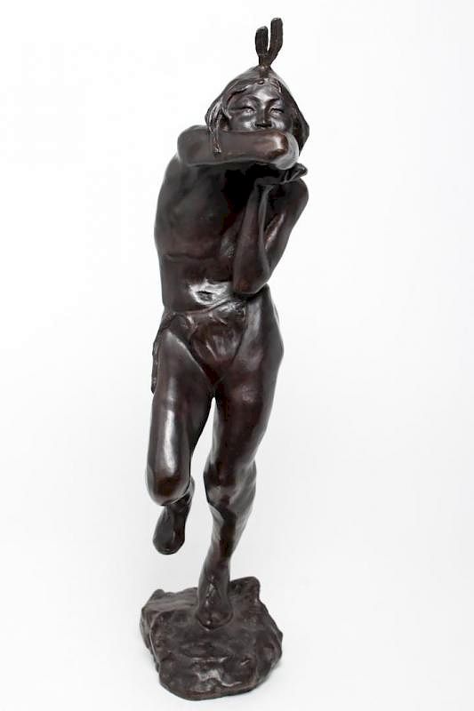 Appraisal: Hermon Macneil American - - Bronze Hermon Atkins Macneil bronze