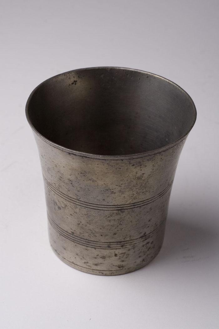 Appraisal: PEWTER BEAKER ASHBIL GRISWOLD - Meriden Connecticut - 's Maker's