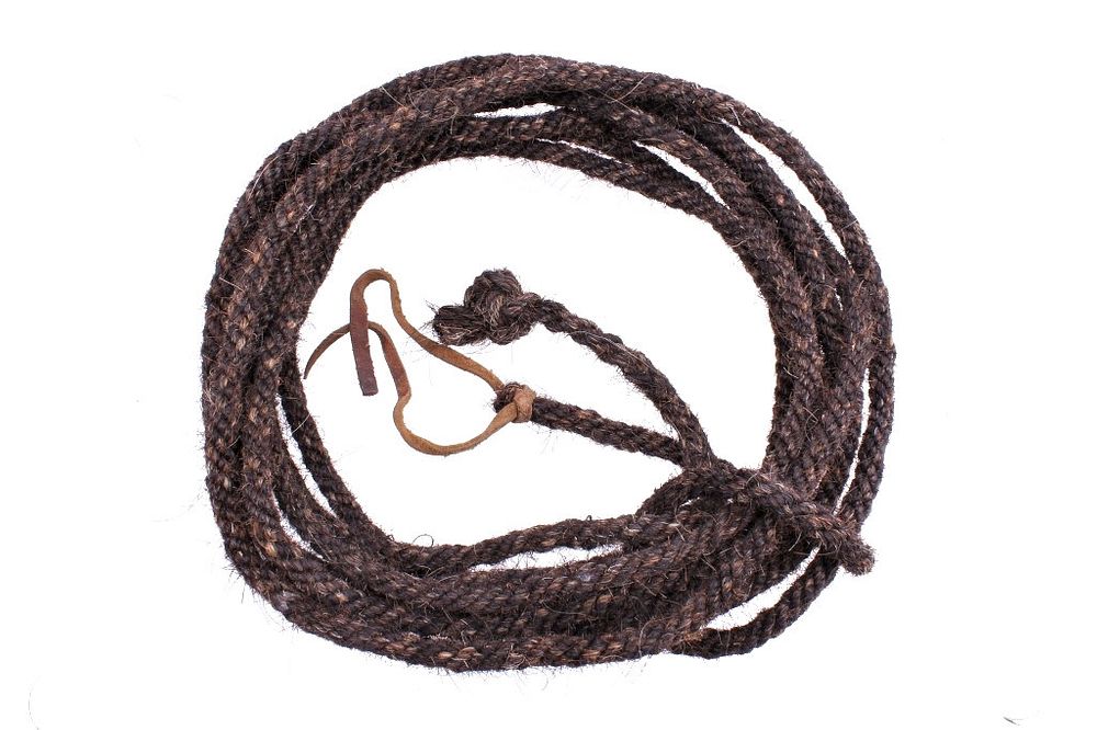 Appraisal: Buckaroo Hand Braided Horse Hair Mecate c 's Included in