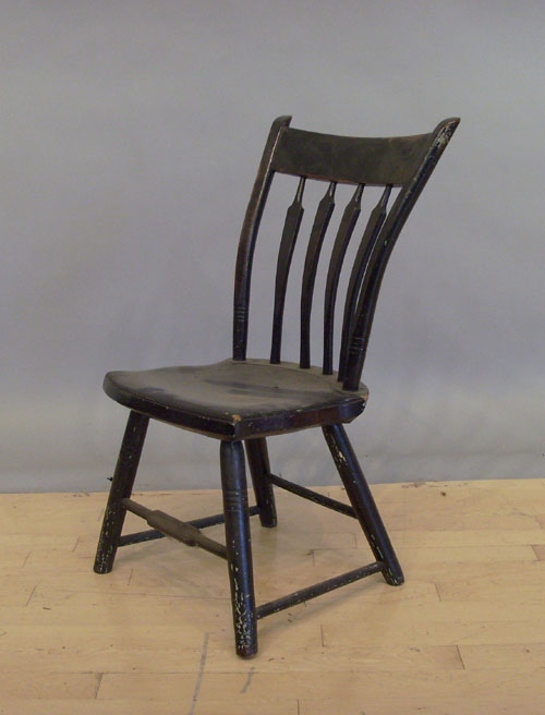 Appraisal: Child's arrowback windsor chair th c stamped W Miller