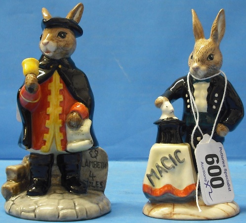 Appraisal: Royal Doulton Bunnykins figures Town Crier DB with Cert and