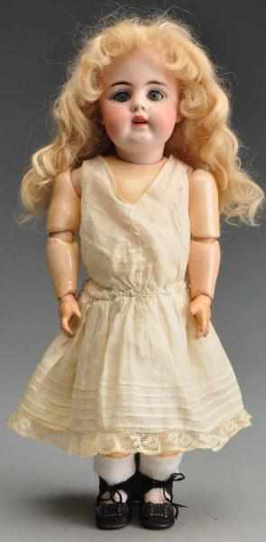 Appraisal: Kestner Child Doll Description German bisque socket head incised C