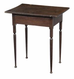 Appraisal: Fine Diminutive North Carolina Queen Anne Walnut Tea Table attributed