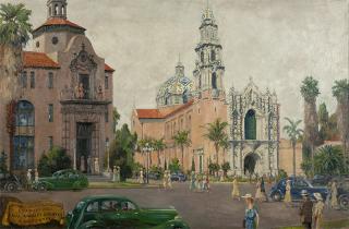 Appraisal: Christian Siemer ''Automobile Club of Southern California St Vincent's Church''