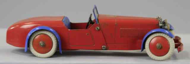 Appraisal: MECCANO CONSTRUCTOR CAR England pressed steel done in blue and