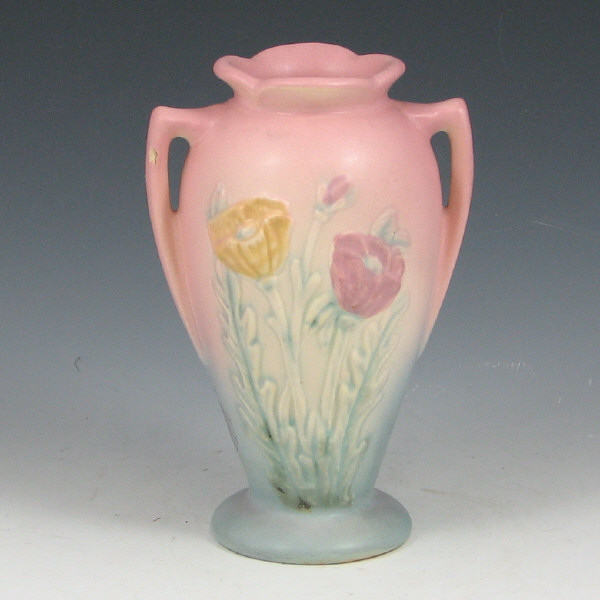 Appraisal: Hull Poppy - Vase - Mint Poppy vase in pink