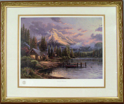 Appraisal: Two Thomas Kinkade prints x and x