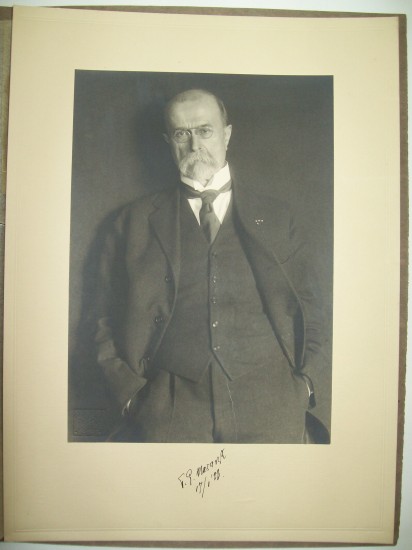 Appraisal: PORTRAIT BY DRTIKOL MASARYK THOM S GARRIGUE Photograph dated and