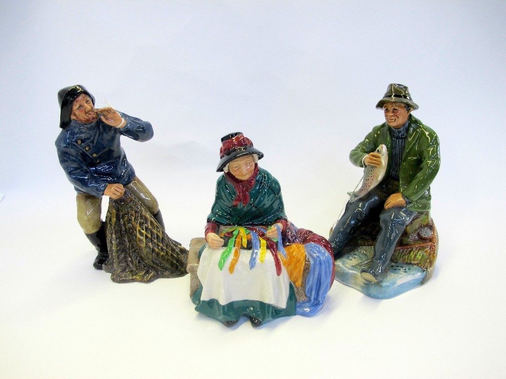 Appraisal: Two Royal Doulton figures including Sea Harvest HN and Silks