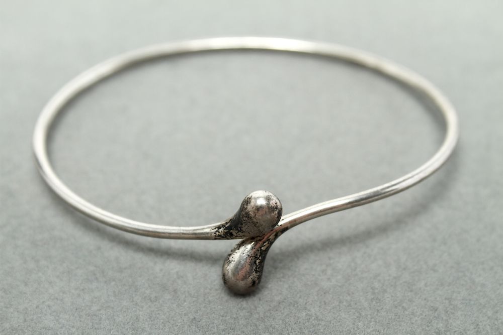 Appraisal: Elsa Peretti for Tiffany Co Silver Bracelet Elsa Peretti for