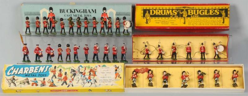 Appraisal: Lot of Britains Description Mostly British musicians Includes Drums Bugles