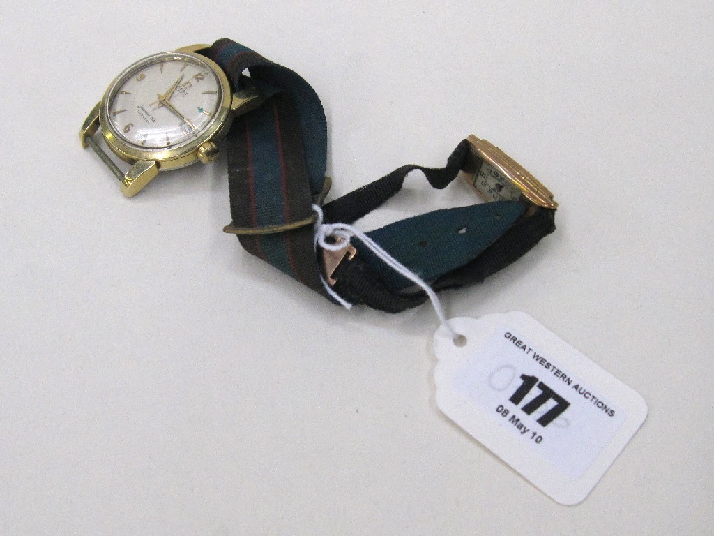 Appraisal: Lot comprising Omega Seamaster wristwatch and a lady's wristwatch