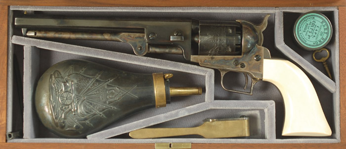 Appraisal: COLT SECOND GENERATION MODEL NAVY PERCUSSION REVOLVER caliber octagonal barrel