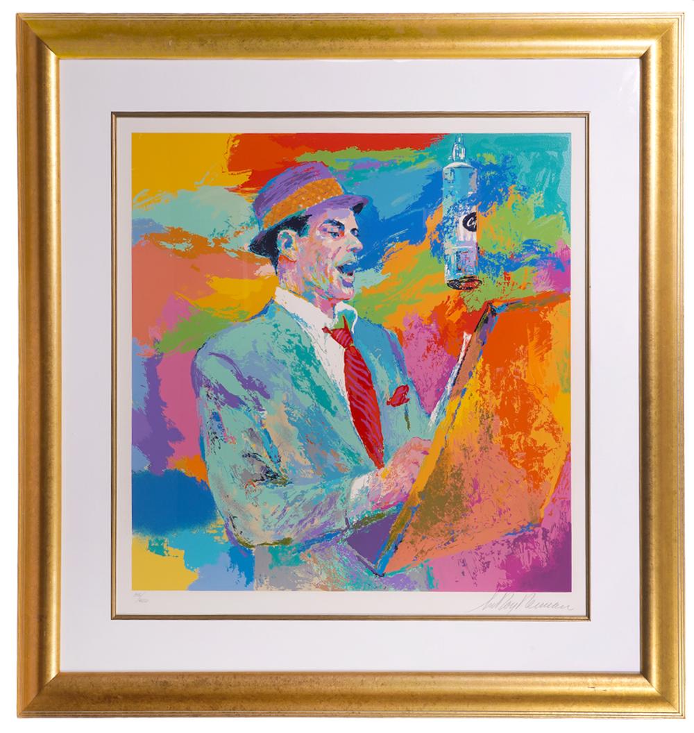 Appraisal: LEROY NEIMAN 'SINATRA DUETS' COLOR SERIGRAPHLeroy Neiman America - 'Sinatra