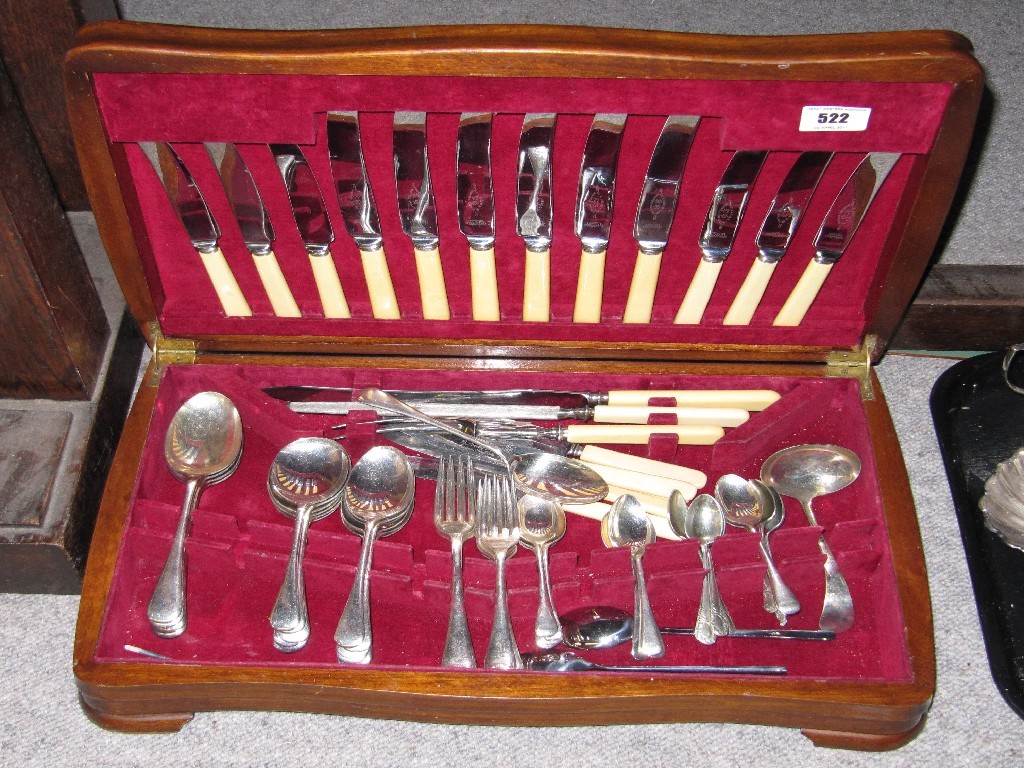 Appraisal: Cased cutlery set