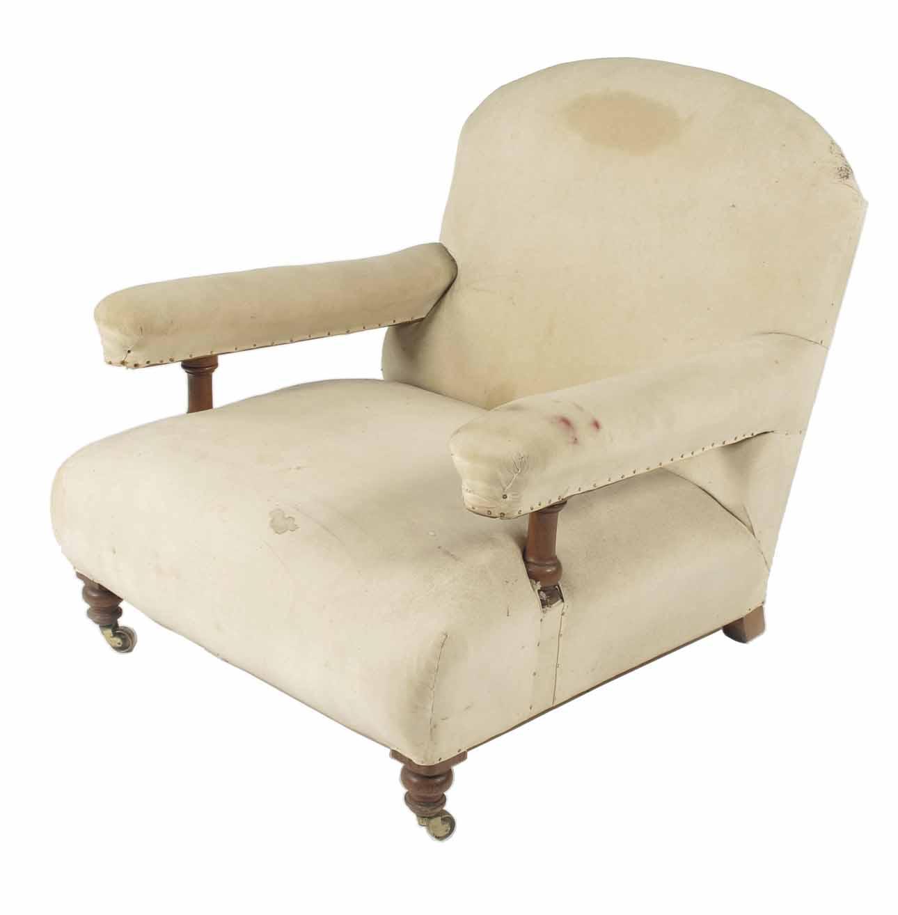 Appraisal: A late Victorian easy open armchair