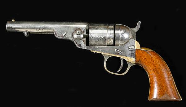 Appraisal: A Colt Model Pocket Navy round barrel conversion revolver Serial