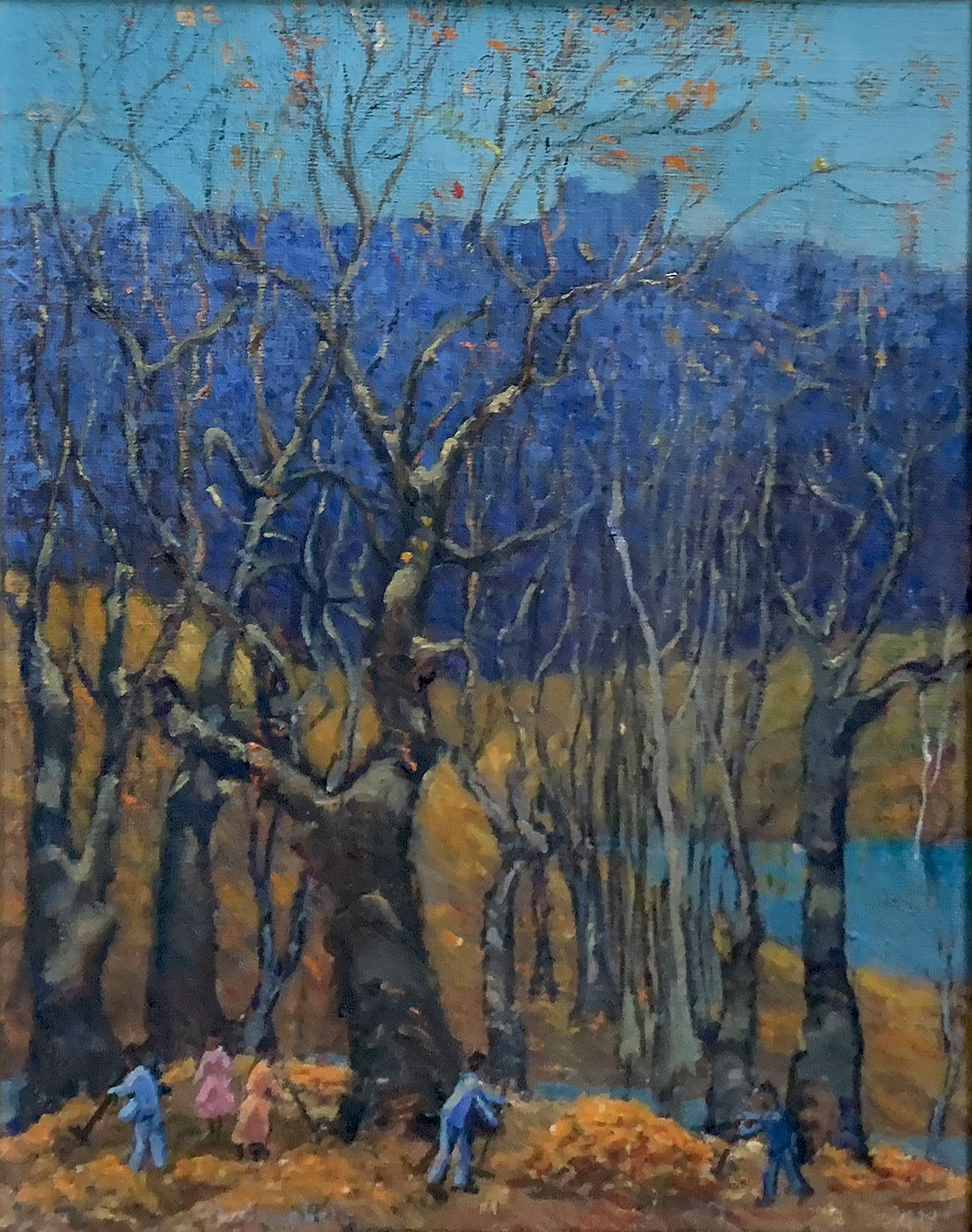 Appraisal: 'AUTUMN'' OIL CANVAS SIGNED M CAMPBELL Possibly the wife of