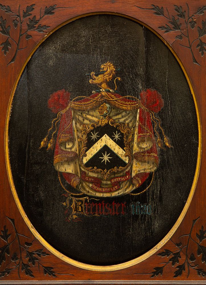 Appraisal: HERALDIC BRENISTER FAMILY CREST TH CENTURY HERALDIC BRENISTER FAMILY CREST