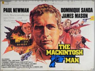 Appraisal: The Mackintosh Man British Quad film poster starring Paul Newman