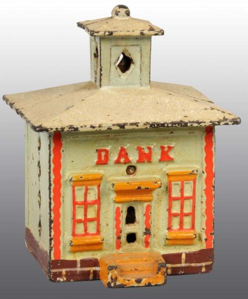 Appraisal: Small Cast Iron House Still Bank Description Beautiful original paint