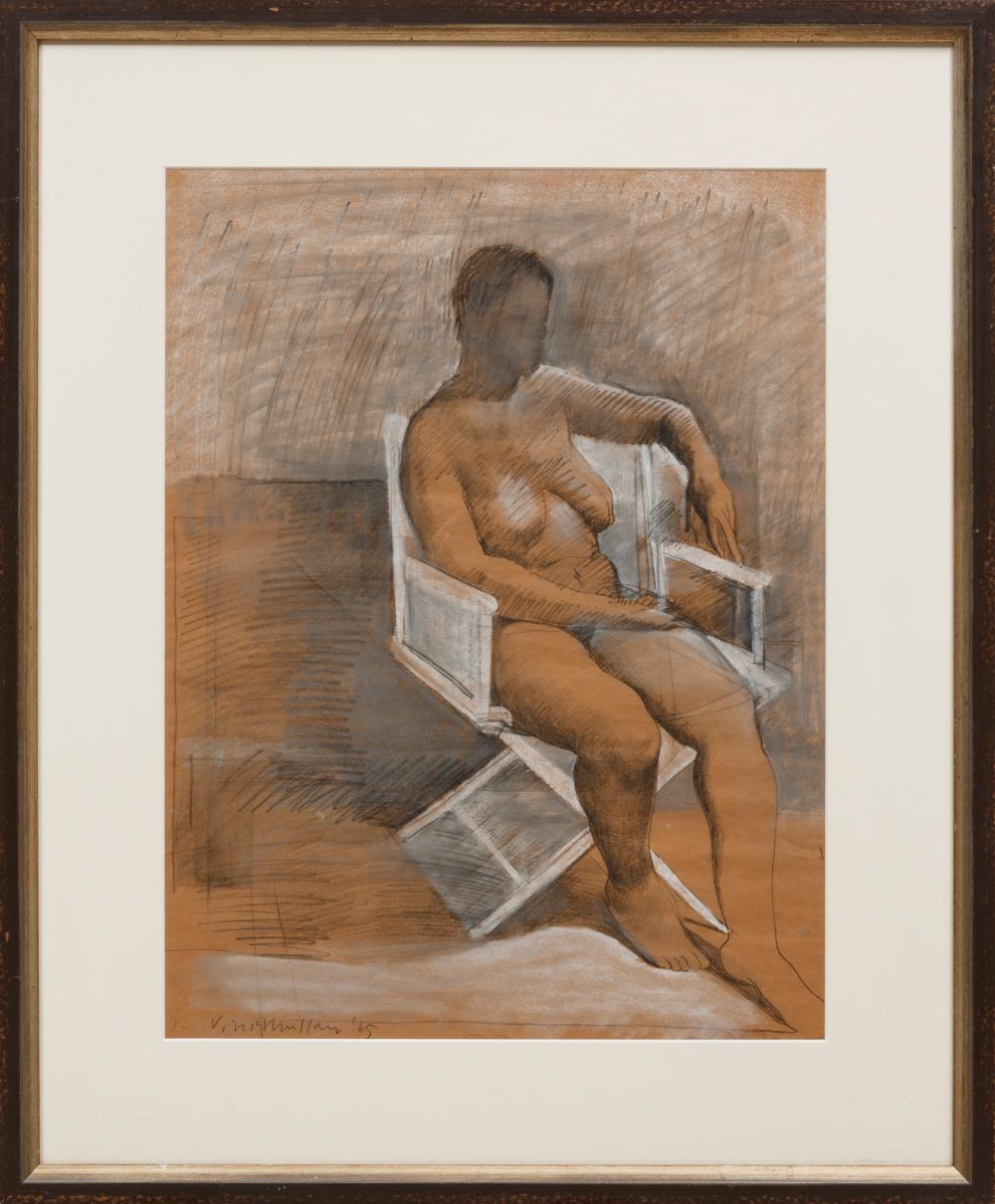 Appraisal: JAMES MCMULLAN CANADIAN B James McMullan Canadian b Seated Nude