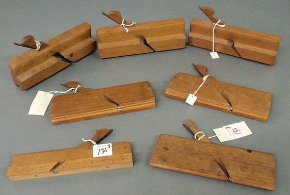 Appraisal: Seven signed molding planes five by T Tileston Boston one