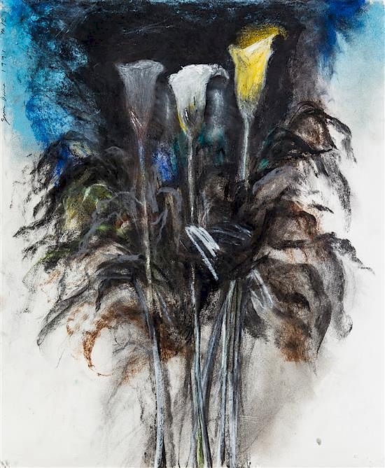 Appraisal: Jim Dine American B Calla Lilies Jim Dine American B