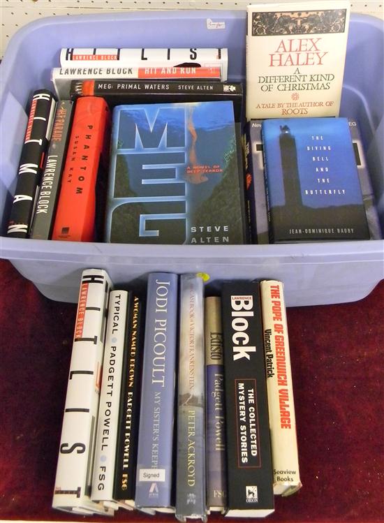 Appraisal: BOOKS Misc fiction lot of books combination of hard covers