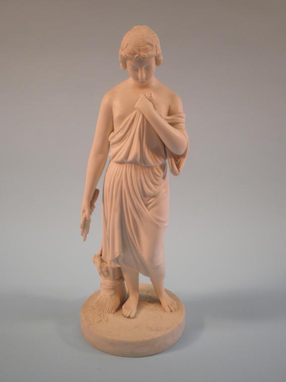 Appraisal: A Victorian parian figure of Ruth cm high