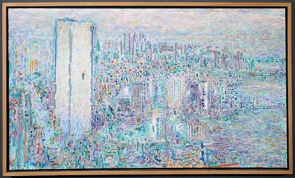 Appraisal: XU JIANGUO NEW YORK CITYSCAPE PAINTING XU JIANGUO Chinese b