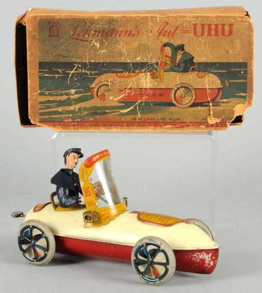 Appraisal: Tin Litho Lehmann Uhu Automobile Wind-Up Toy German Working All