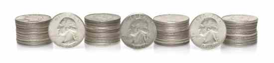 Appraisal: A Collection of U S Silver Quarters comprising Standing Liberty