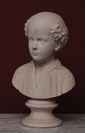 Appraisal: JOHNSON MARCHANT MUNDY - BUST OF A BOY Marble signed