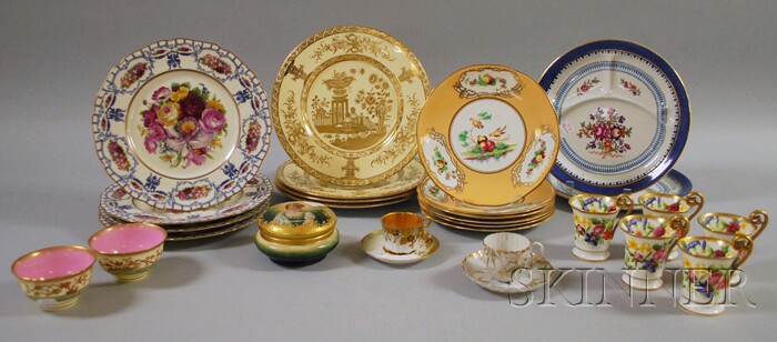 Appraisal: Lot of Assorted Decorated Ceramic Tableware and Articles including a