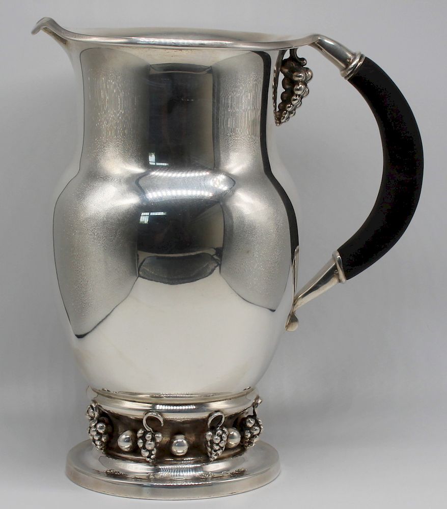 Appraisal: STERLING Woodside Sterling Co Sterling Pitcher Woodside Sterling Co sterling