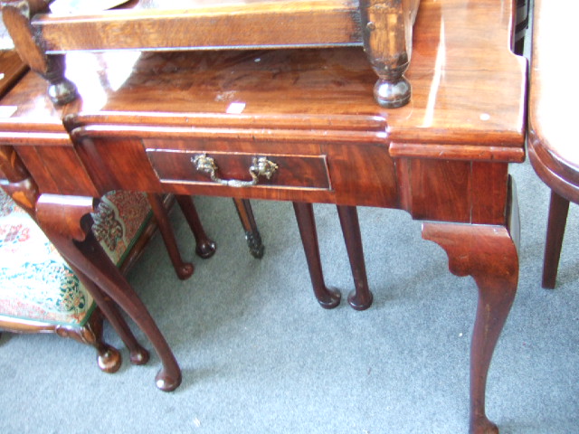 Appraisal: A th century mid th century style card table the